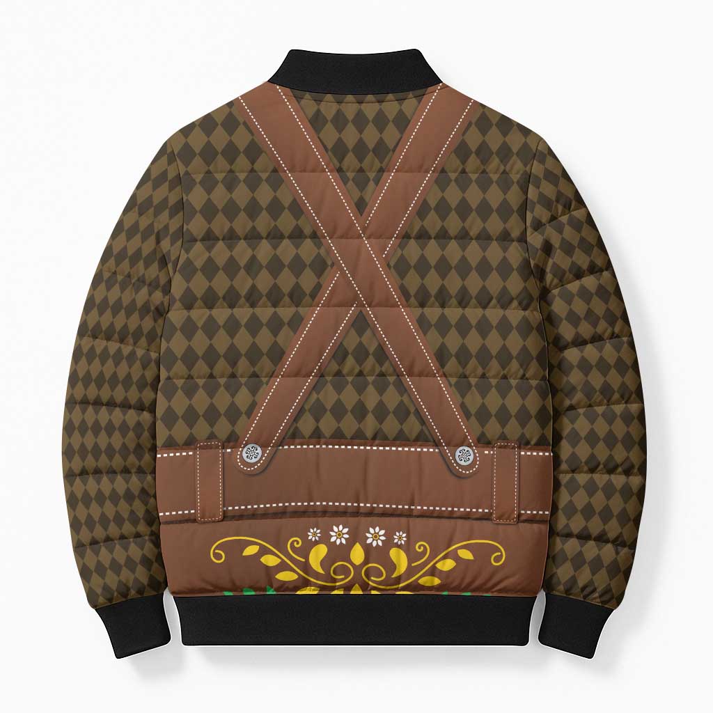 Frank & Stein Oktoberfest Bomber Puffer Jacket Beer Festival German Bavarian - Wonder Print Shop