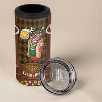 Frank & Stein Oktoberfest 4 in 1 Can Cooler Tumbler Beer Festival German Bavarian - Wonder Print Shop