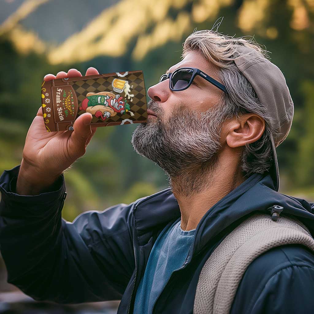 Frank & Stein Oktoberfest 4 in 1 Can Cooler Tumbler Beer Festival German Bavarian - Wonder Print Shop