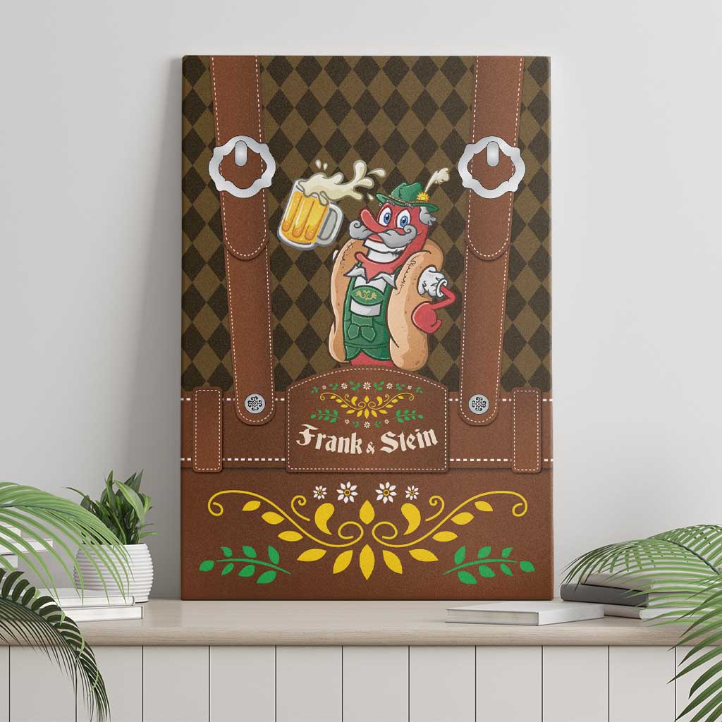 Frank & Stein Oktoberfest Canvas Wall Art Beer Festival German Bavarian - Wonder Print Shop