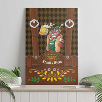 Frank & Stein Oktoberfest Canvas Wall Art Beer Festival German Bavarian - Wonder Print Shop
