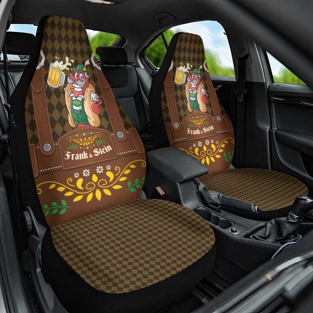 Frank & Stein Oktoberfest Car Seat Cover Beer Festival German Bavarian - Wonder Print Shop