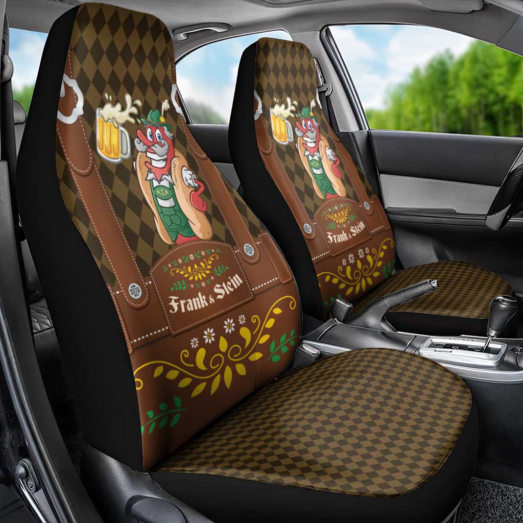 Frank & Stein Oktoberfest Car Seat Cover Beer Festival German Bavarian - Wonder Print Shop