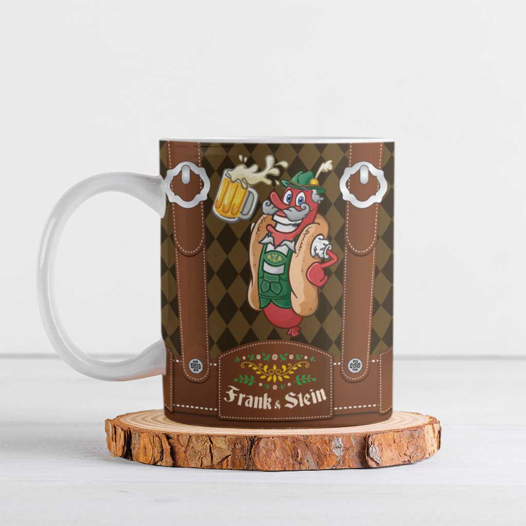 Frank & Stein Oktoberfest Ceramic Mug Beer Festival German Bavarian - Wonder Print Shop