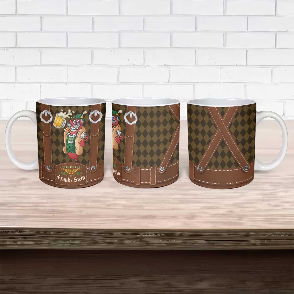 Frank & Stein Oktoberfest Ceramic Mug Beer Festival German Bavarian - Wonder Print Shop