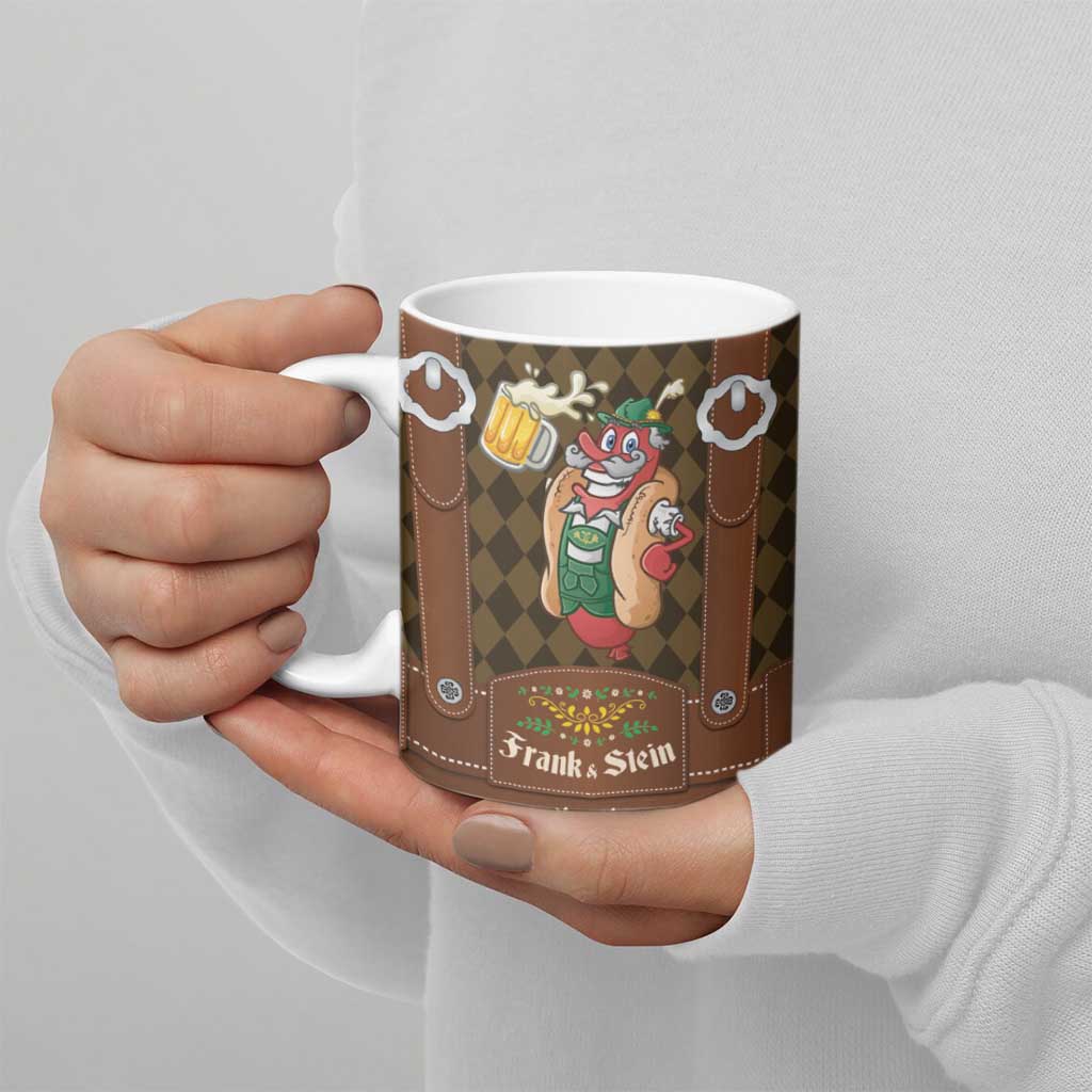 Frank & Stein Oktoberfest Ceramic Mug Beer Festival German Bavarian - Wonder Print Shop