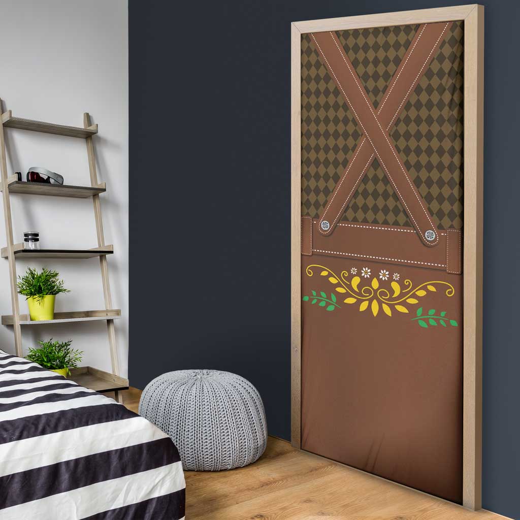 Frank & Stein Oktoberfest Door Cover Beer Festival German Bavarian - Wonder Print Shop