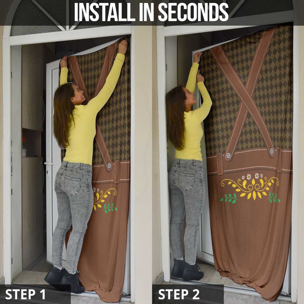 Frank & Stein Oktoberfest Door Cover Beer Festival German Bavarian - Wonder Print Shop