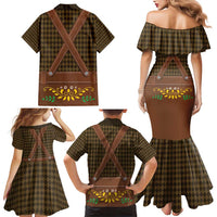 Frank & Stein Oktoberfest Family Matching Mermaid Dress and Hawaiian Shirt Beer Festival German Bavarian - Wonder Print Shop
