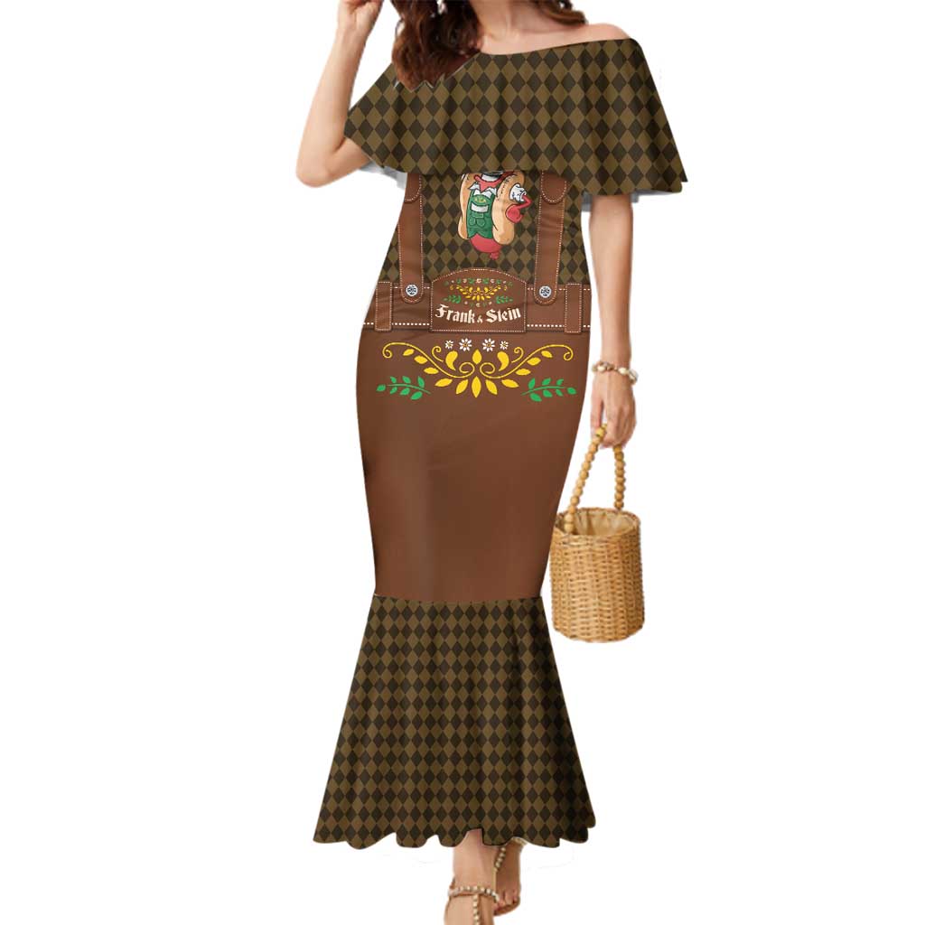 Frank & Stein Oktoberfest Family Matching Mermaid Dress and Hawaiian Shirt Beer Festival German Bavarian - Wonder Print Shop