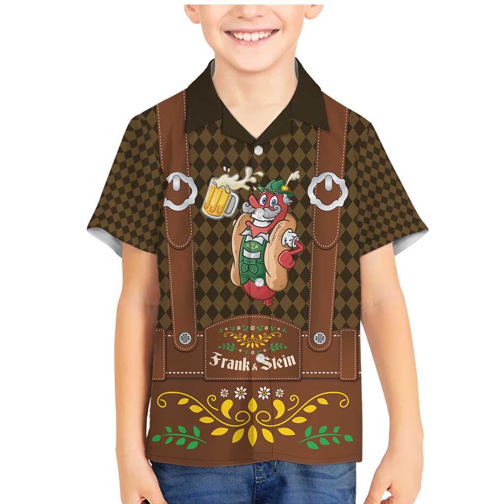 Frank & Stein Oktoberfest Family Matching Mermaid Dress and Hawaiian Shirt Beer Festival German Bavarian - Wonder Print Shop
