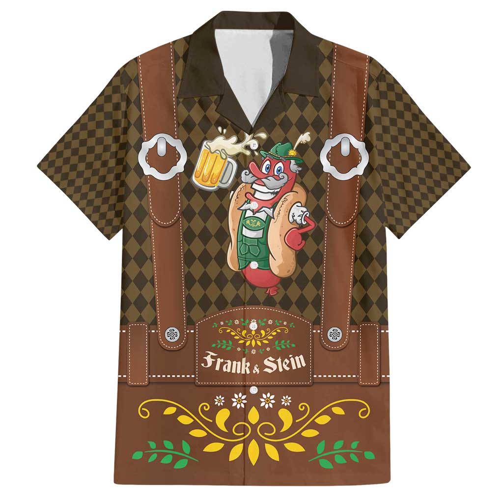 Frank & Stein Oktoberfest Family Matching Off Shoulder Maxi Dress and Hawaiian Shirt Beer Festival German Bavarian - Wonder Print Shop
