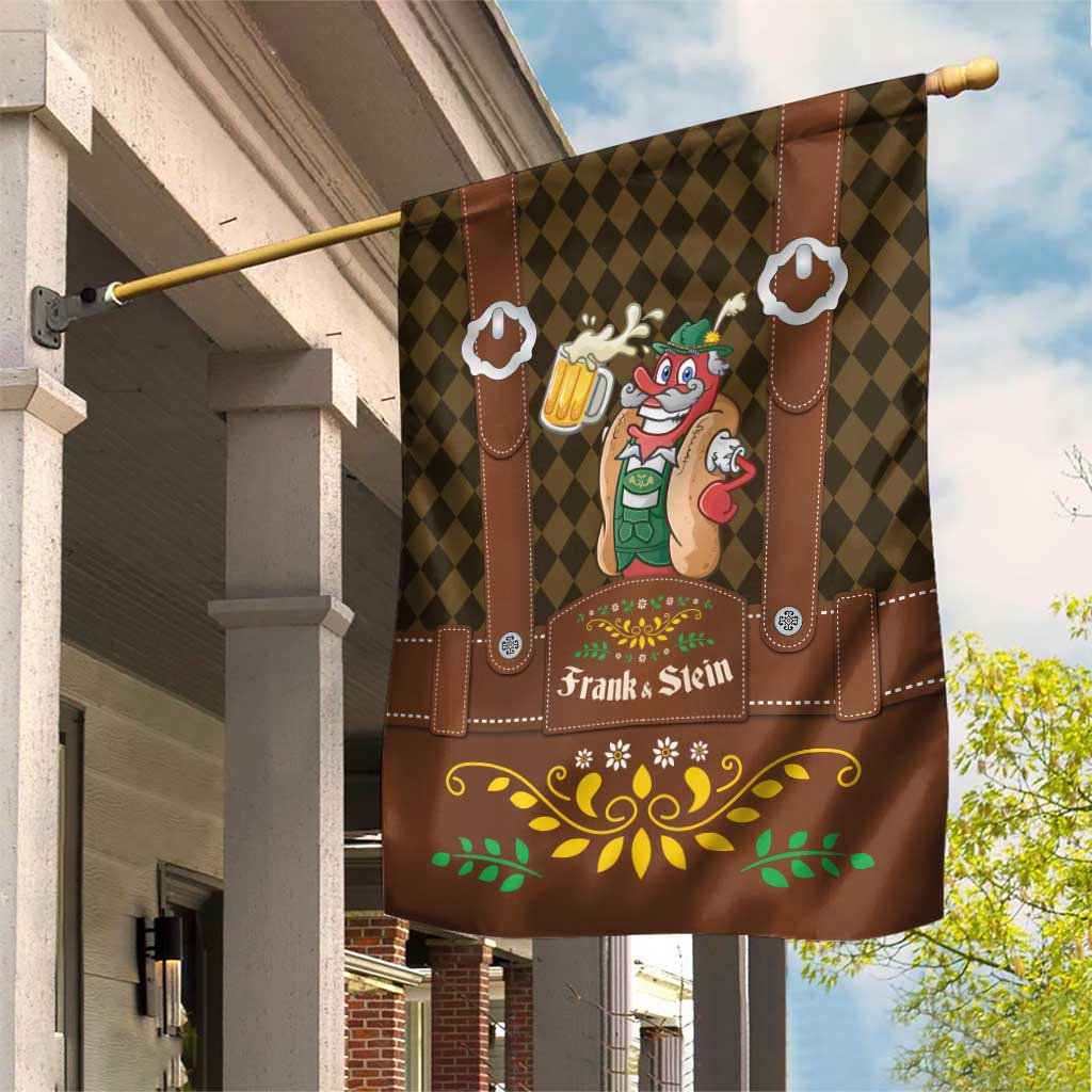 Frank & Stein Oktoberfest Garden Flag Beer Festival German Bavarian - Wonder Print Shop