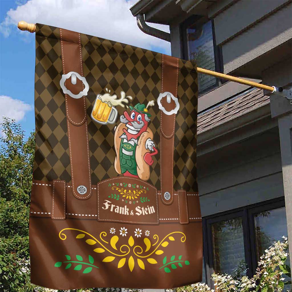 Frank & Stein Oktoberfest Garden Flag Beer Festival German Bavarian - Wonder Print Shop