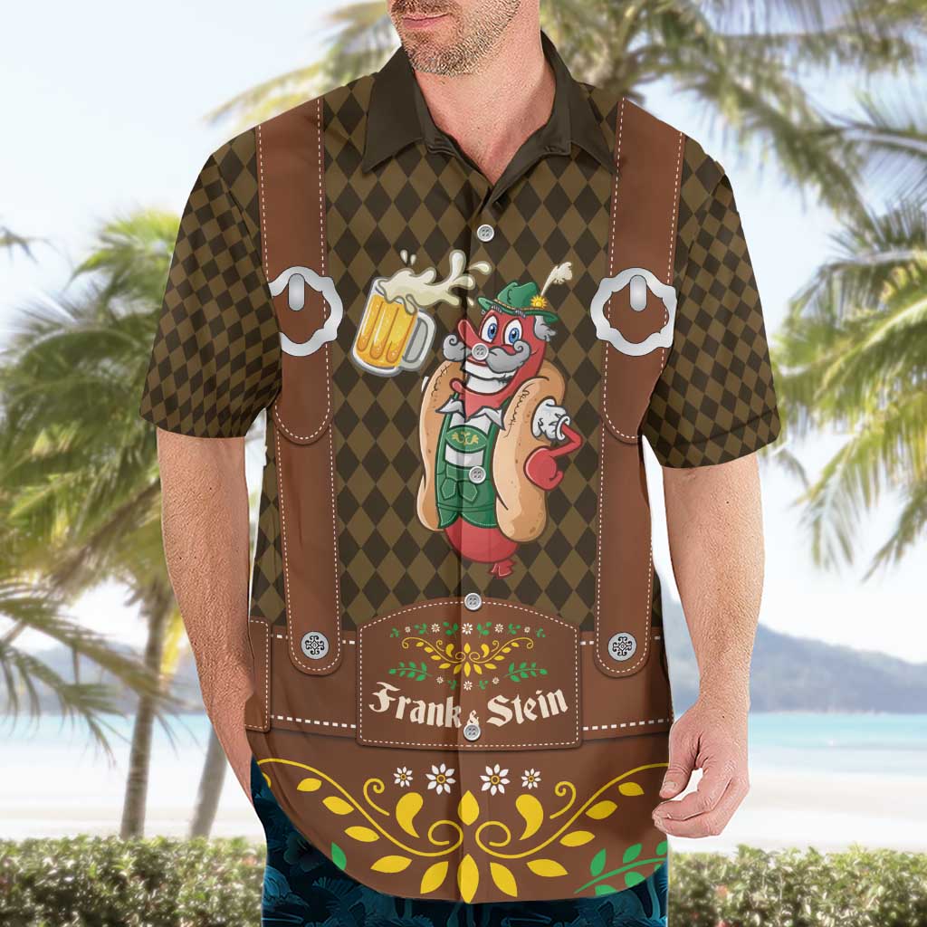 Frank & Stein Oktoberfest Hawaiian Shirt Beer Festival German Bavarian - Wonder Print Shop