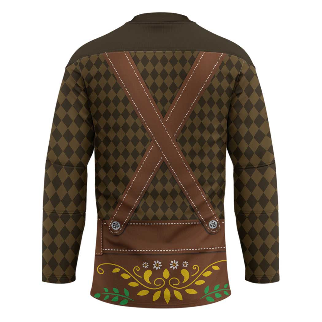 Frank & Stein Oktoberfest Hockey Jersey Beer Festival German Bavarian - Wonder Print Shop