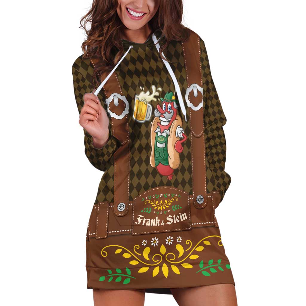 Frank & Stein Oktoberfest Hoodie Dress Beer Festival German Bavarian - Wonder Print Shop