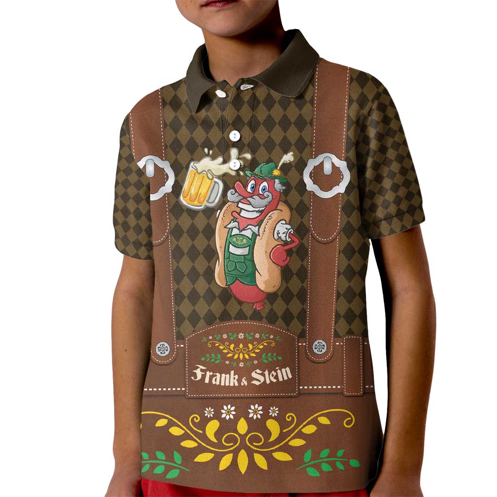 Frank & Stein Oktoberfest Kid Polo Shirt Beer Festival German Bavarian - Wonder Print Shop