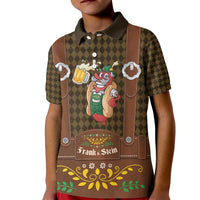 Frank & Stein Oktoberfest Kid Polo Shirt Beer Festival German Bavarian - Wonder Print Shop