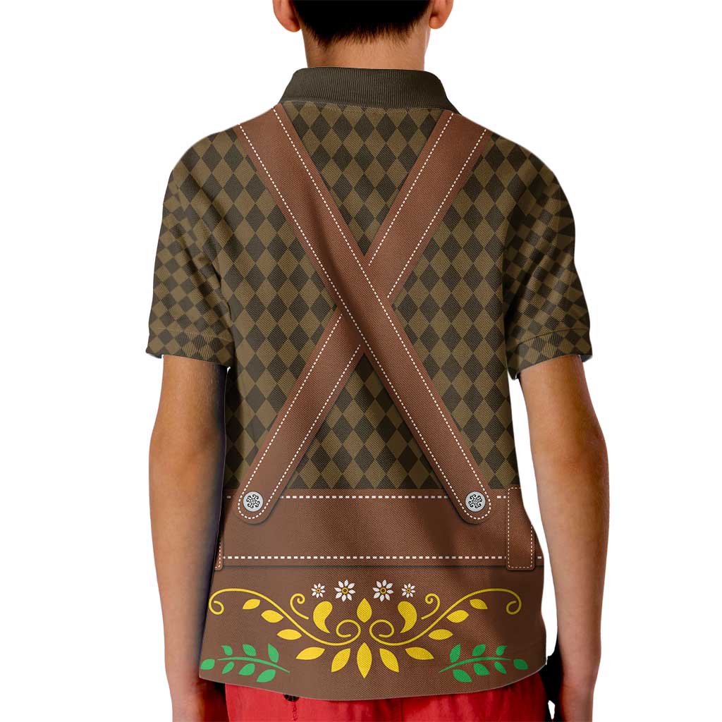 Frank & Stein Oktoberfest Kid Polo Shirt Beer Festival German Bavarian - Wonder Print Shop