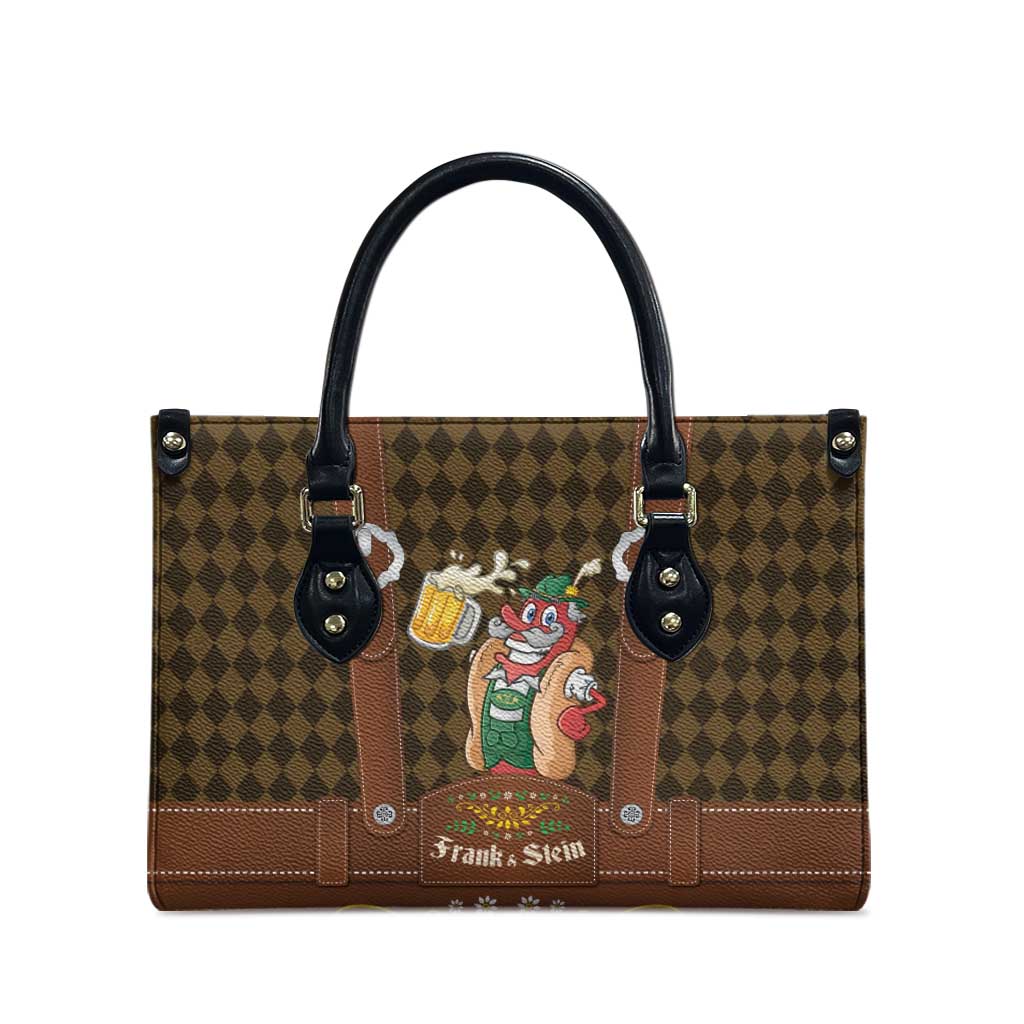 Frank & Stein Oktoberfest Leather Bag Beer Festival German Bavarian - Wonder Print Shop