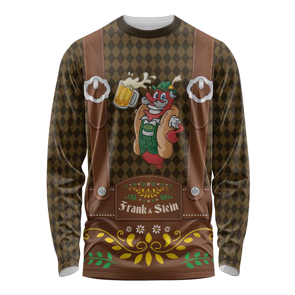 Frank & Stein Oktoberfest Long Sleeve Shirt Beer Festival German Bavarian - Wonder Print Shop