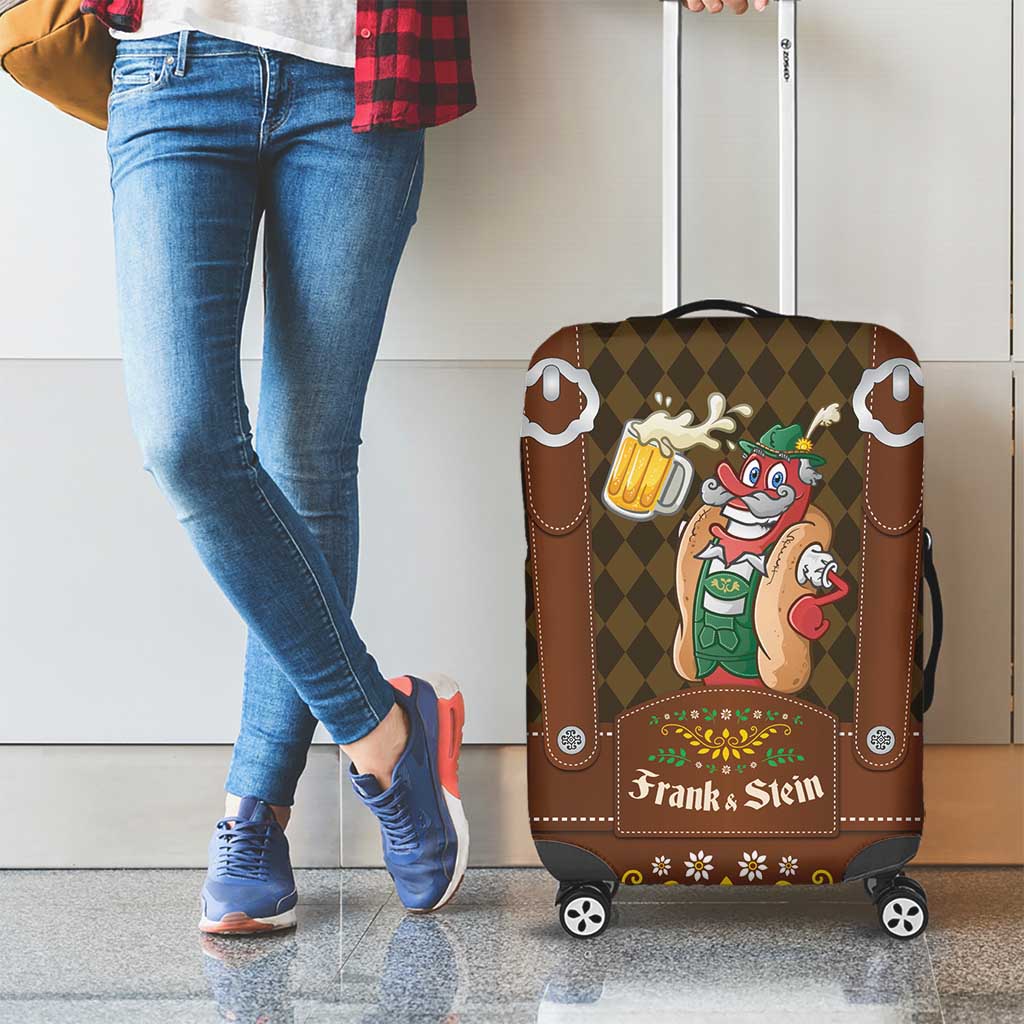 Frank & Stein Oktoberfest Luggage Cover Beer Festival German Bavarian - Wonder Print Shop