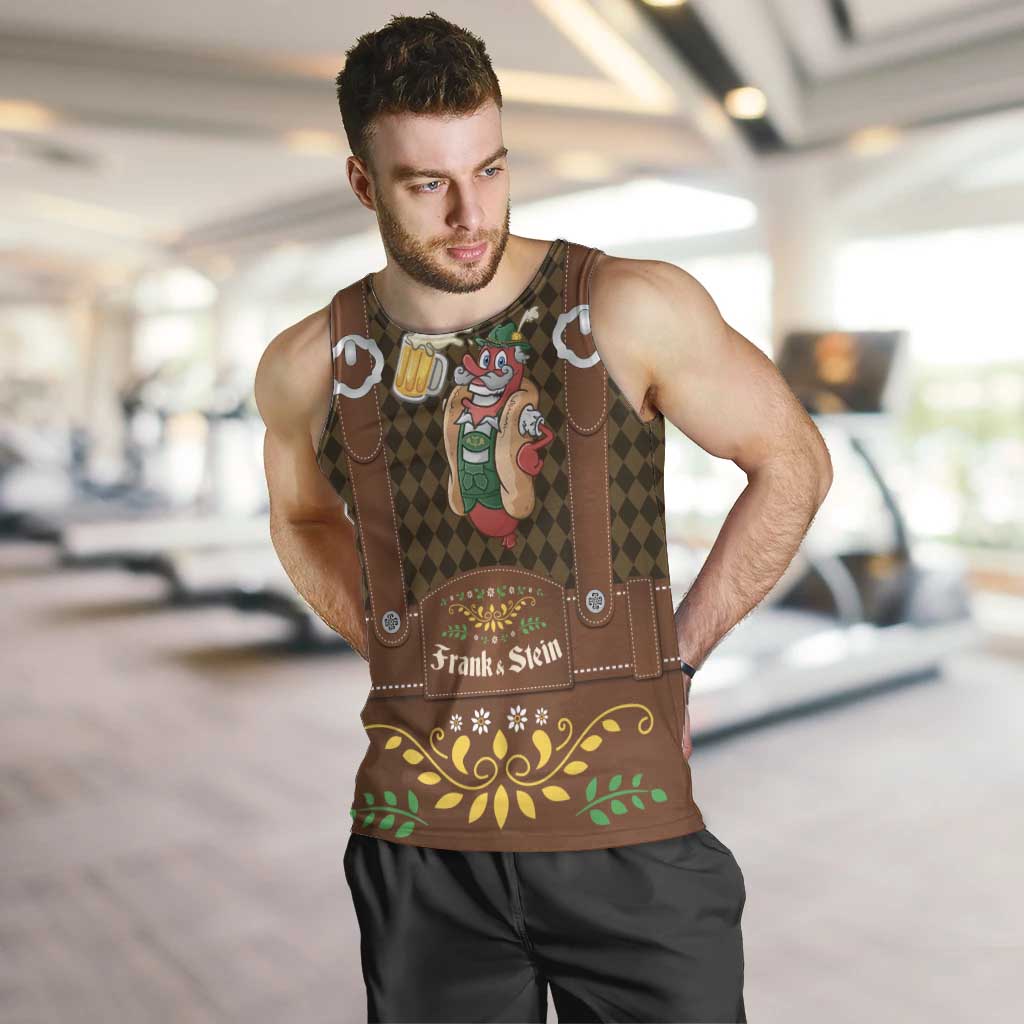 Frank & Stein Oktoberfest Men Tank Top Beer Festival German Bavarian - Wonder Print Shop