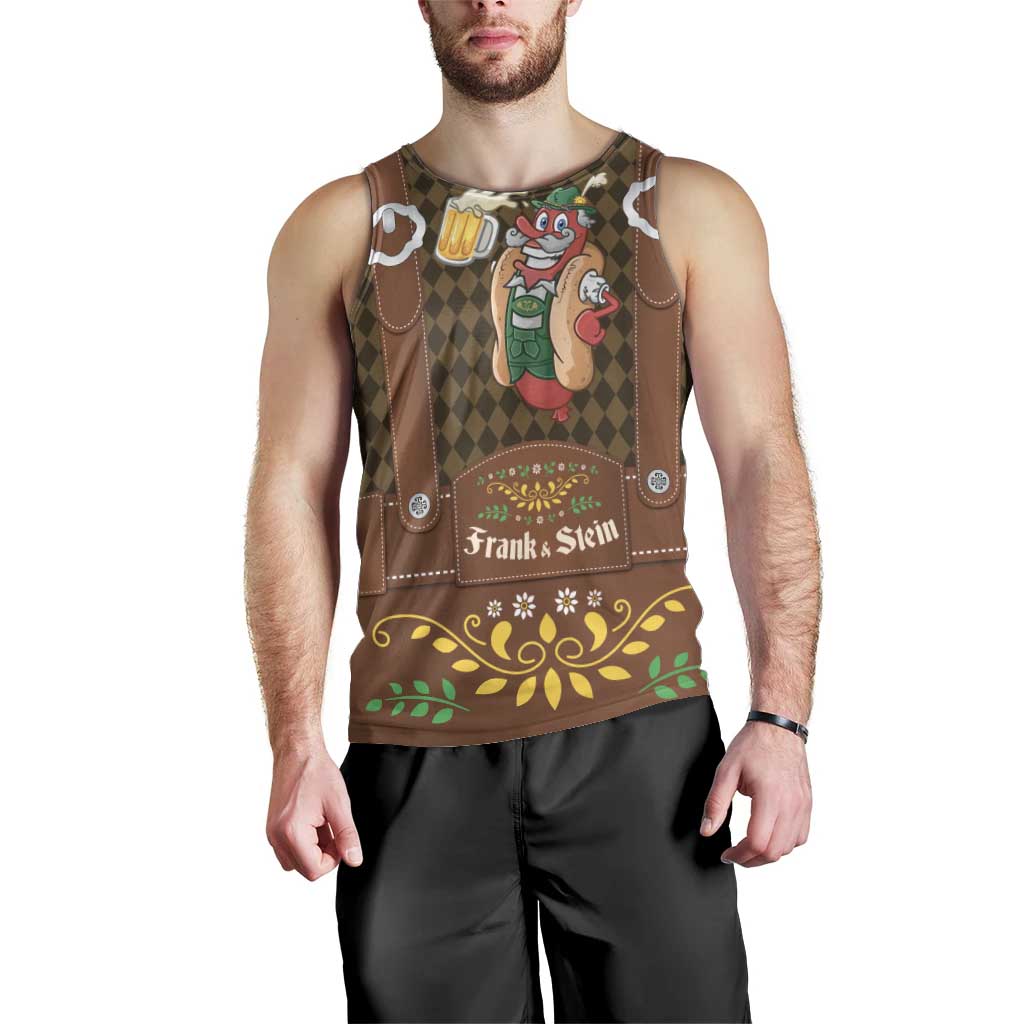 Frank & Stein Oktoberfest Men Tank Top Beer Festival German Bavarian - Wonder Print Shop