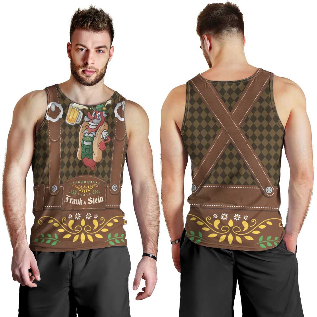 Frank & Stein Oktoberfest Men Tank Top Beer Festival German Bavarian - Wonder Print Shop