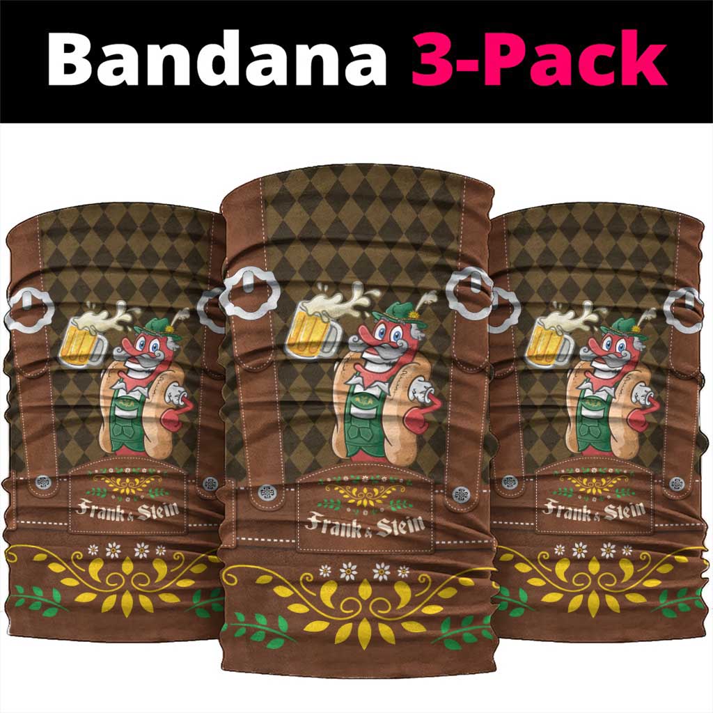 Frank & Stein Oktoberfest Neck Gaiter Beer Festival German Bavarian - Wonder Print Shop