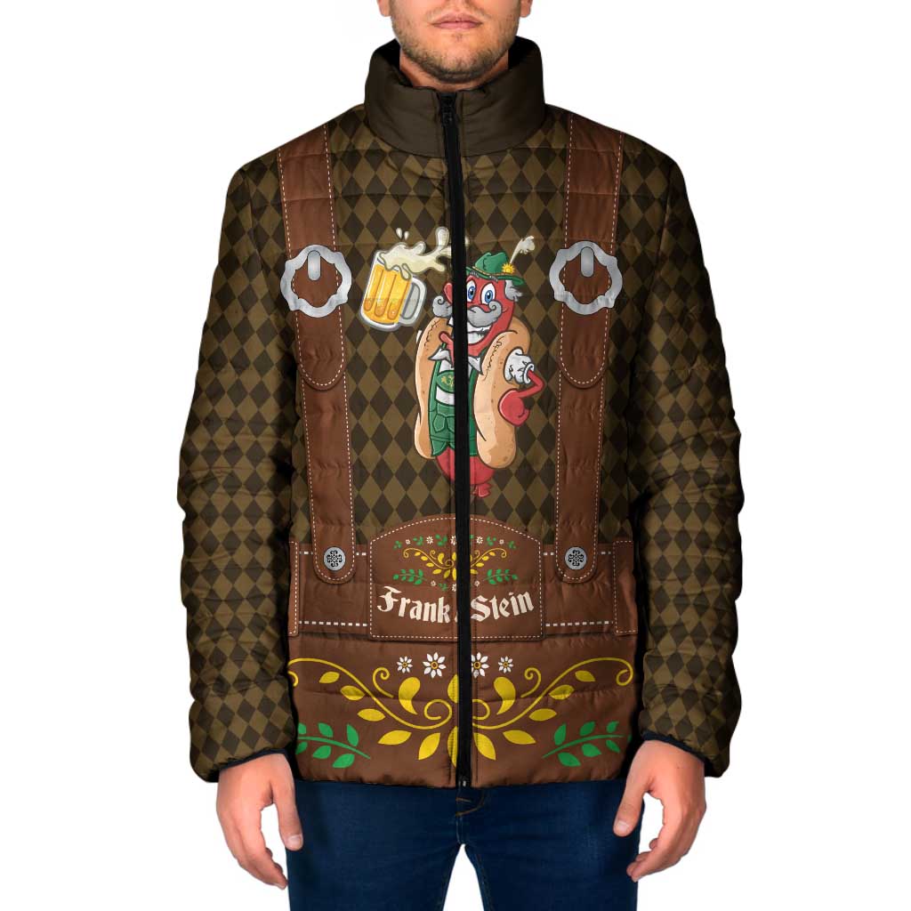 Frank & Stein Oktoberfest Padded Jacket Beer Festival German Bavarian - Wonder Print Shop