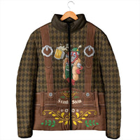 Frank & Stein Oktoberfest Padded Jacket Beer Festival German Bavarian - Wonder Print Shop