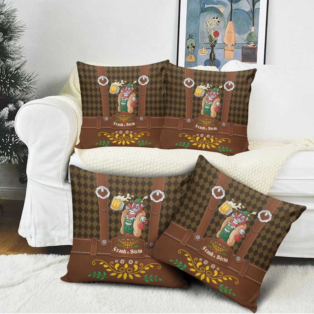 Frank & Stein Oktoberfest Pillow Cover Beer Festival German Bavarian - Wonder Print Shop