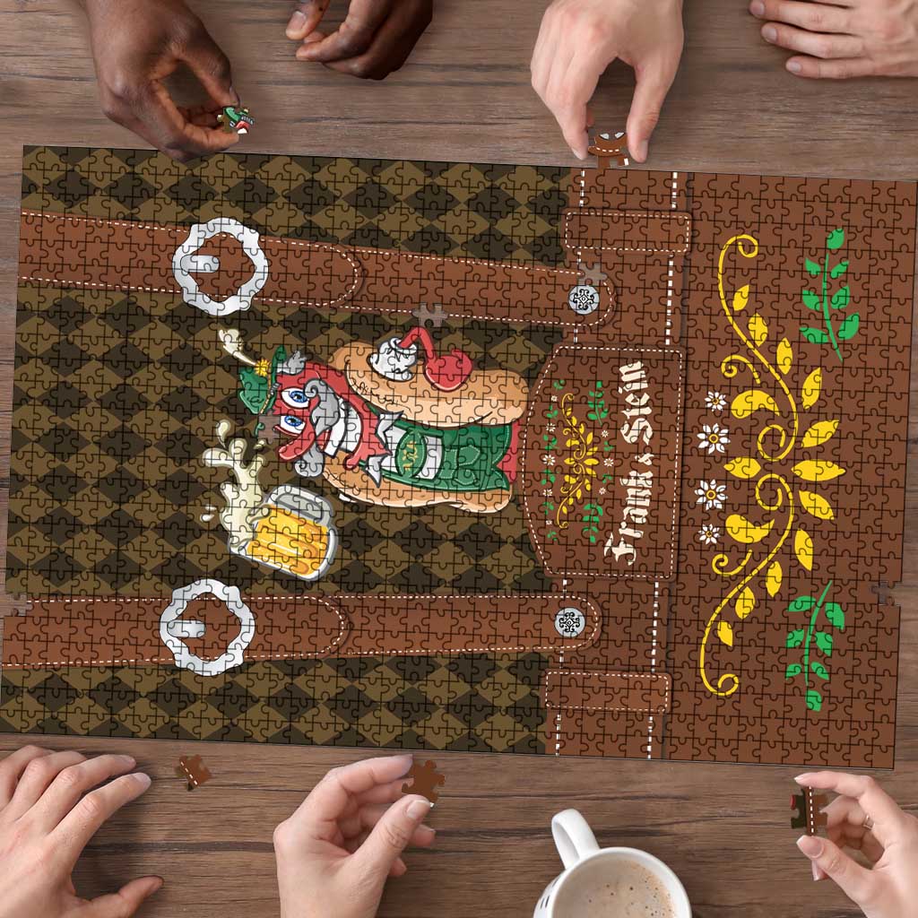 Frank & Stein Oktoberfest Puzzle Beer Festival German Bavarian - Wonder Print Shop