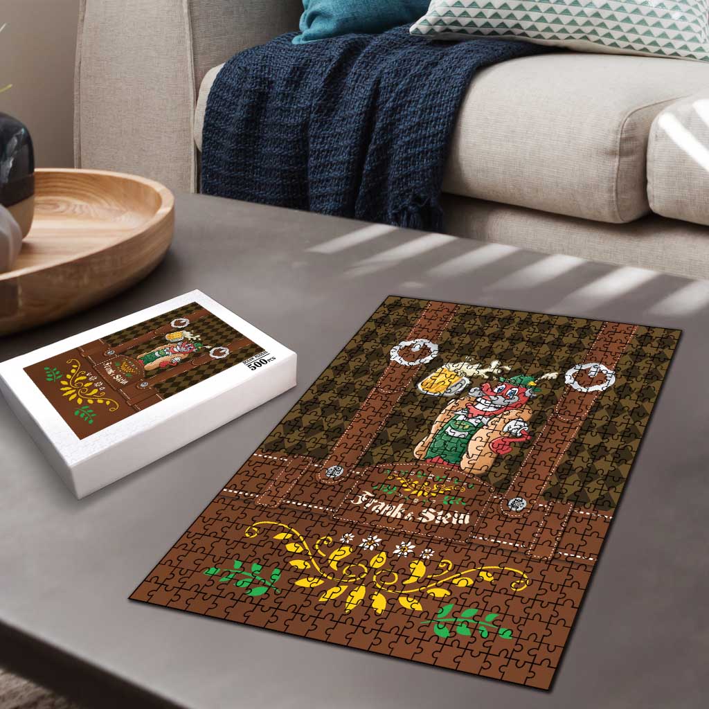 Frank & Stein Oktoberfest Puzzle Beer Festival German Bavarian - Wonder Print Shop