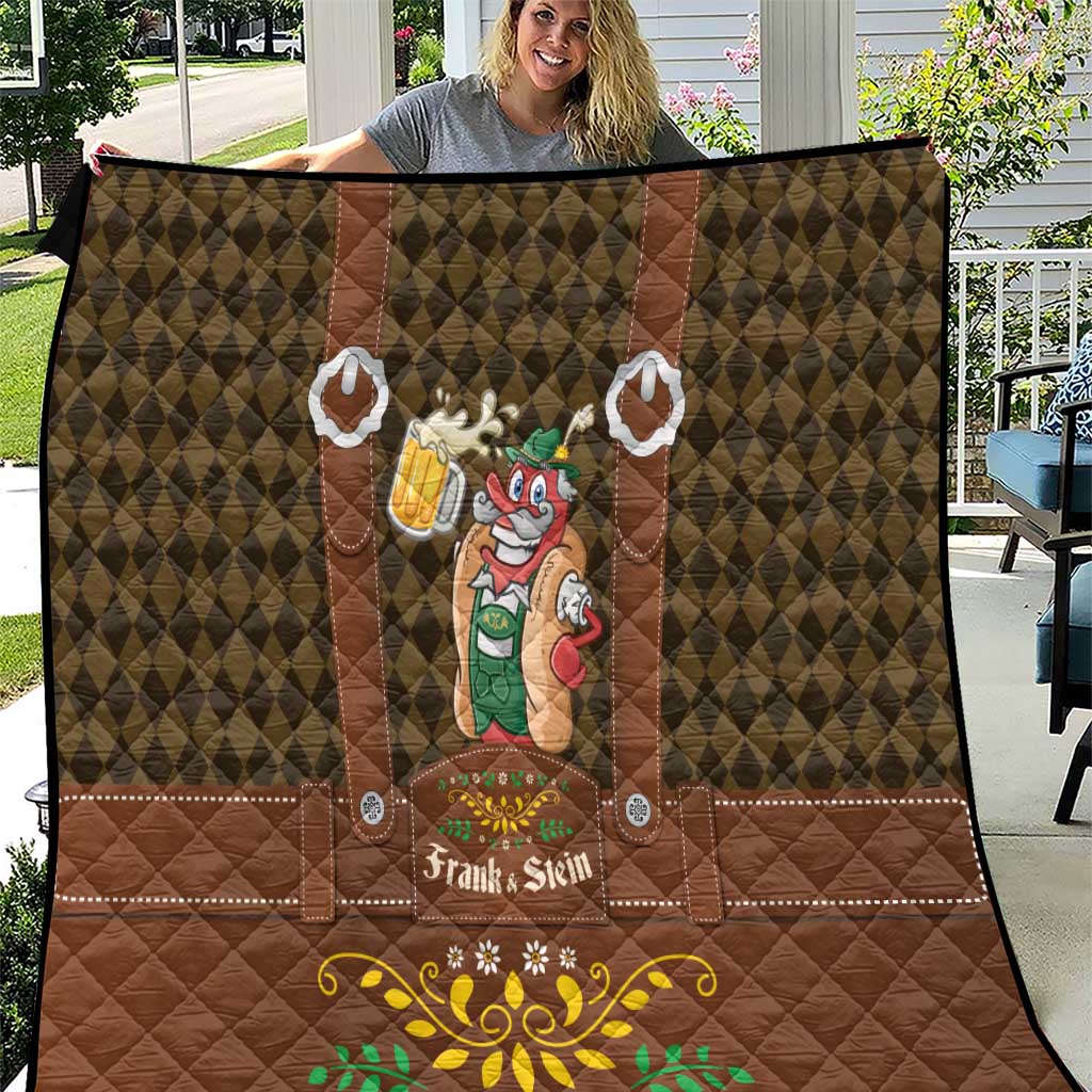Frank & Stein Oktoberfest Quilt Beer Festival German Bavarian - Wonder Print Shop