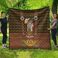 Frank & Stein Oktoberfest Quilt Beer Festival German Bavarian - Wonder Print Shop