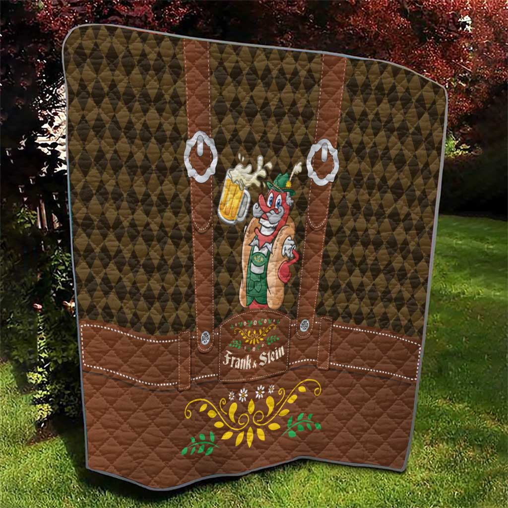 Frank & Stein Oktoberfest Quilt Beer Festival German Bavarian - Wonder Print Shop