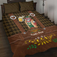 Frank & Stein Oktoberfest Quilt Bed Set Beer Festival German Bavarian - Wonder Print Shop
