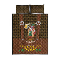 Frank & Stein Oktoberfest Quilt Bed Set Beer Festival German Bavarian - Wonder Print Shop