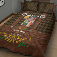 Frank & Stein Oktoberfest Quilt Bed Set Beer Festival German Bavarian - Wonder Print Shop