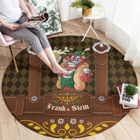 Frank & Stein Oktoberfest Round Carpet Beer Festival German Bavarian - Wonder Print Shop