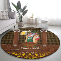 Frank & Stein Oktoberfest Round Carpet Beer Festival German Bavarian - Wonder Print Shop