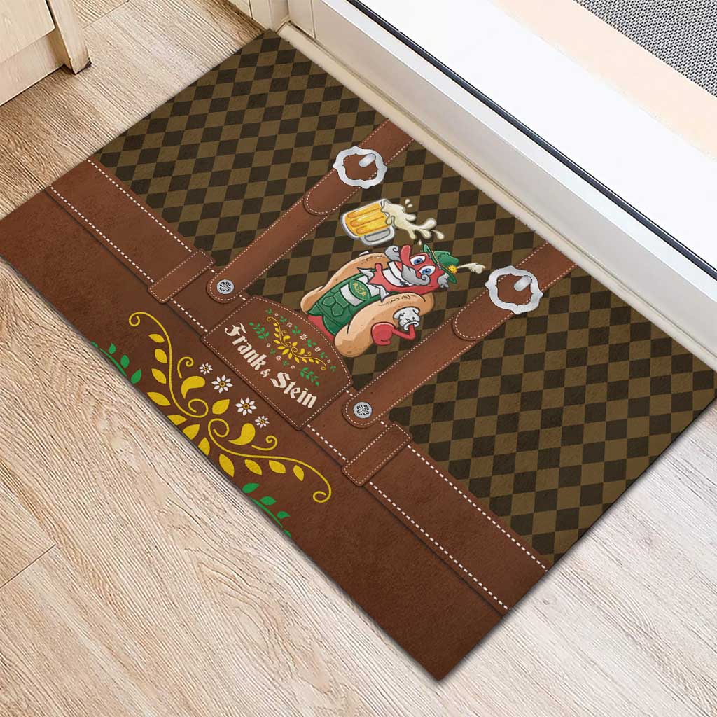 Frank & Stein Oktoberfest Rubber Doormat Beer Festival German Bavarian - Wonder Print Shop