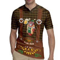 Frank & Stein Oktoberfest Rugby Jersey Beer Festival German Bavarian - Wonder Print Shop