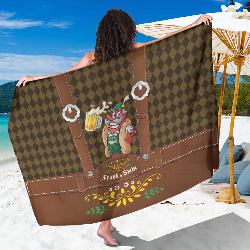 Frank & Stein Oktoberfest Sarong Beer Festival German Bavarian - Wonder Print Shop