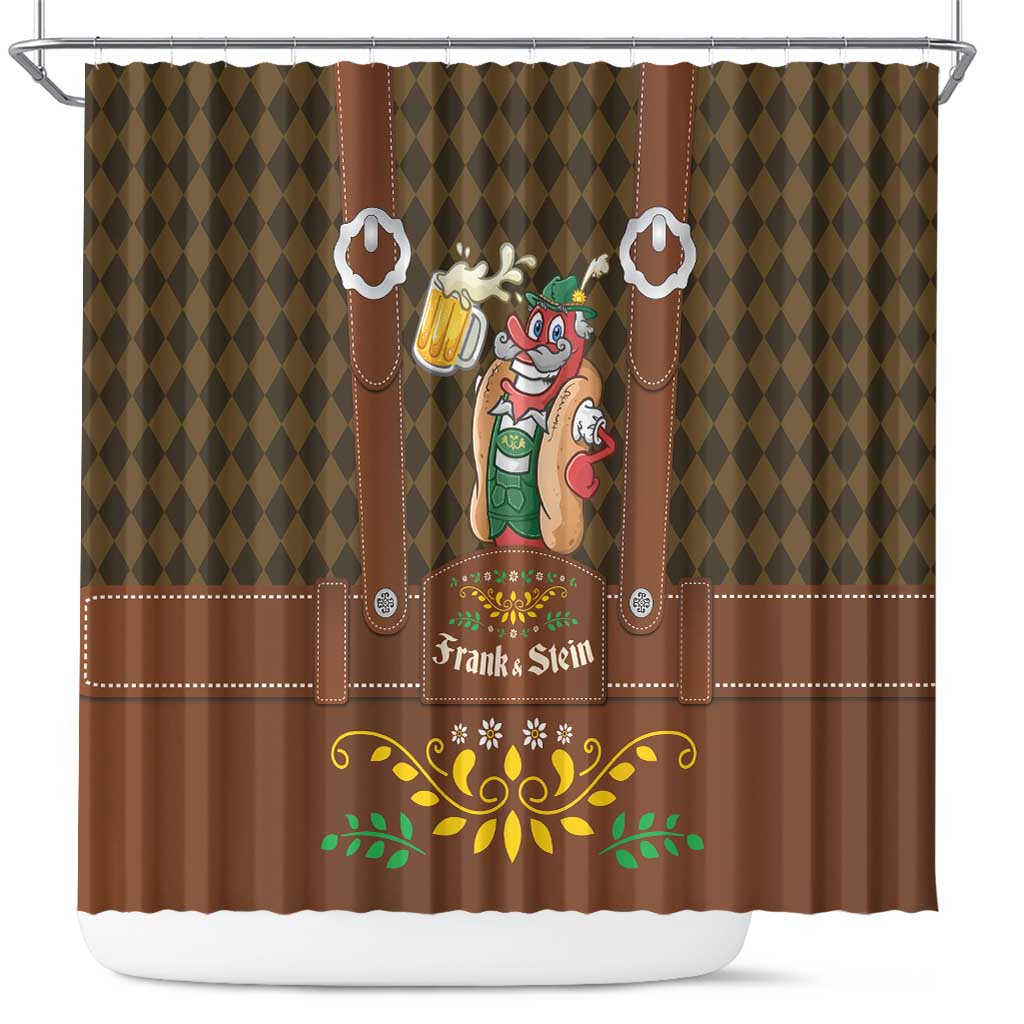 Frank & Stein Oktoberfest Shower Curtain Beer Festival German Bavarian - Wonder Print Shop
