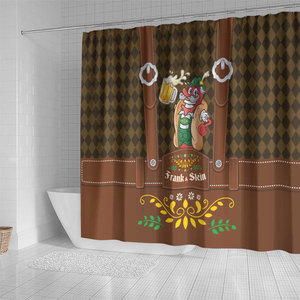 Frank & Stein Oktoberfest Shower Curtain Beer Festival German Bavarian - Wonder Print Shop