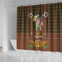 Frank & Stein Oktoberfest Shower Curtain Beer Festival German Bavarian - Wonder Print Shop